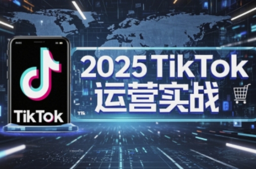 2025TikTok电商运营，掌握TikTok店铺运营核心技巧，实现低成本高转化-学小盏